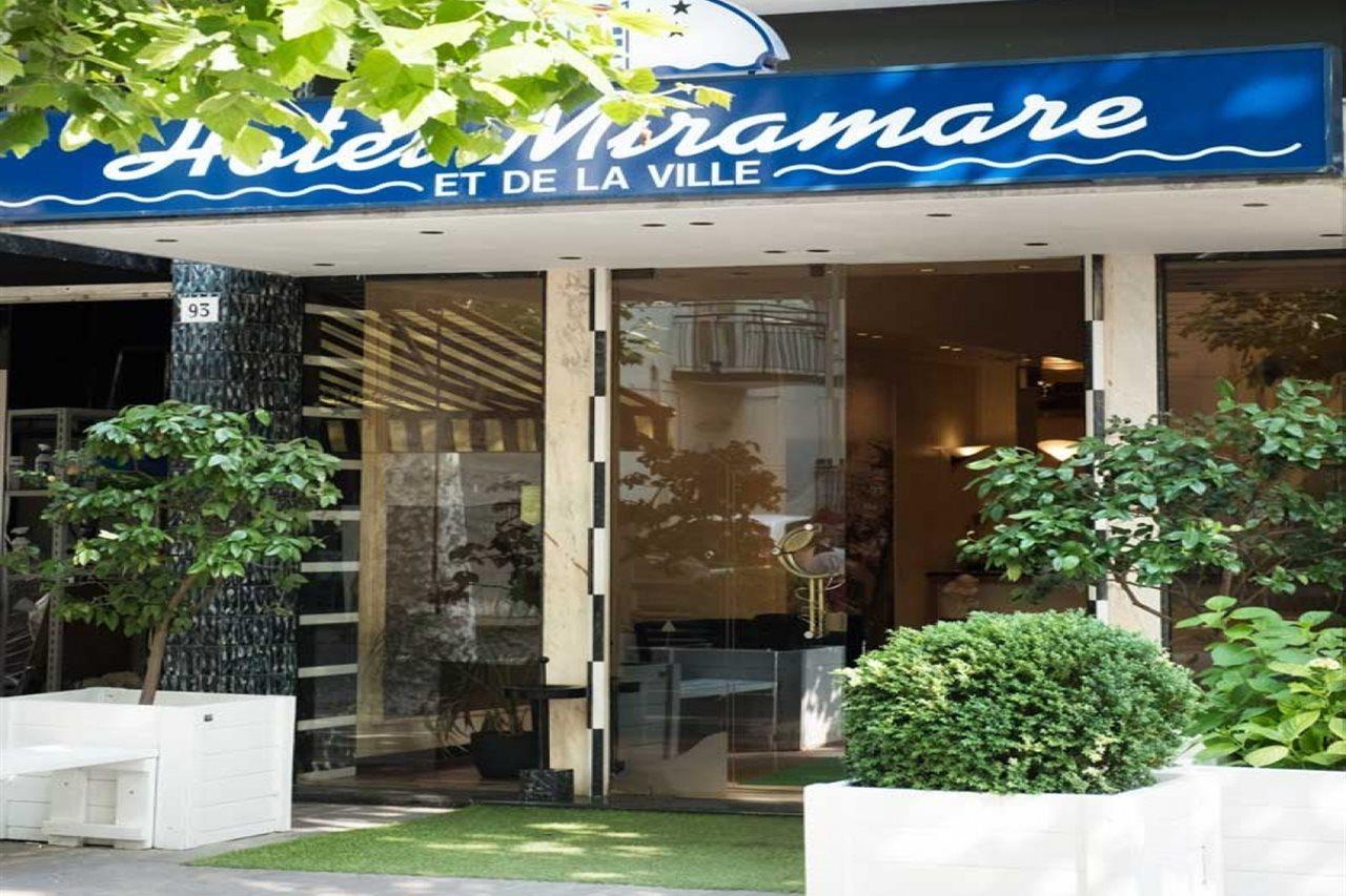 Hotel Miramare Et De La Ville Rimini Bagian luar foto