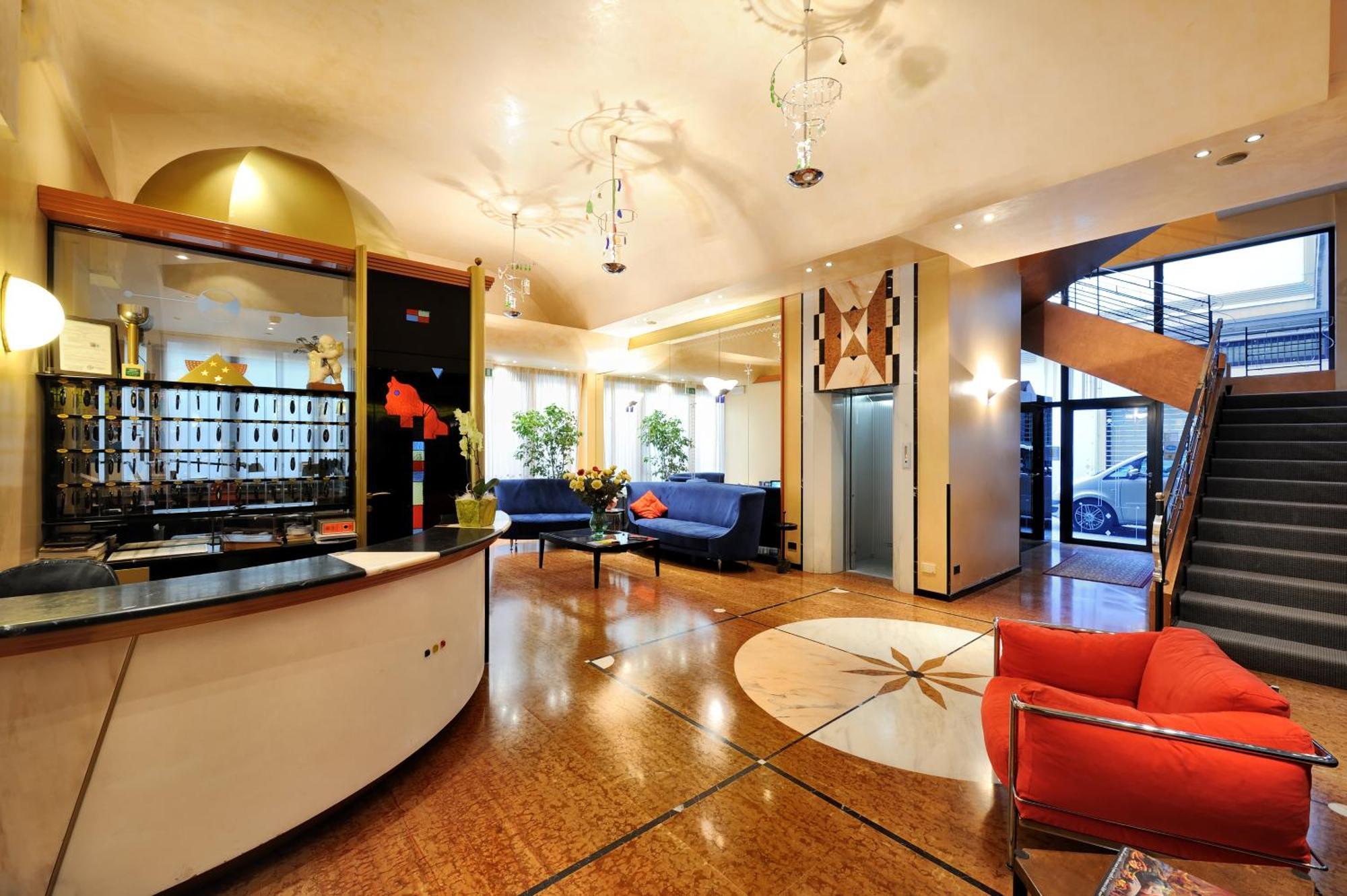 Hotel Miramare Et De La Ville Rimini Bagian luar foto
